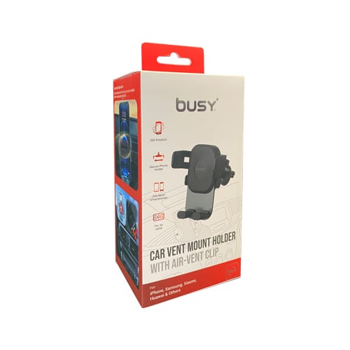 Држач за мобилен црн Busy (51044)