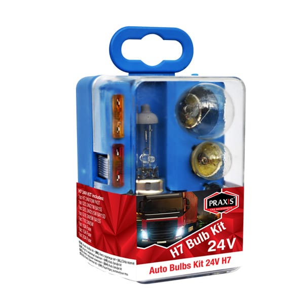 Сет сијалици, Praxis - H7, 24V 52300