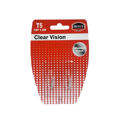 Авто сијалица Praxis - T5, 12V, 1.2W 52303