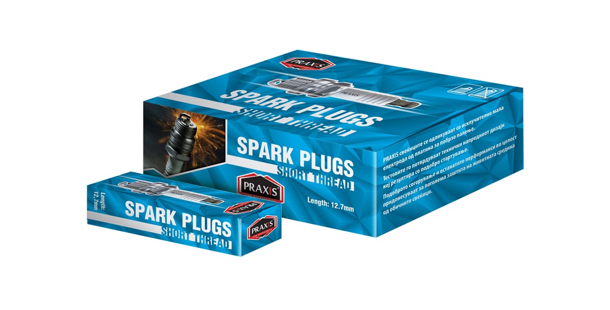 Свекици Praxis - краток навој 12.7mm 1k. 52341