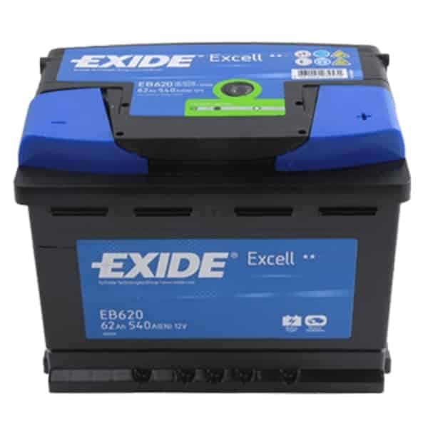 AKUMULATOR  EXIDE EB620   62 AH   R+