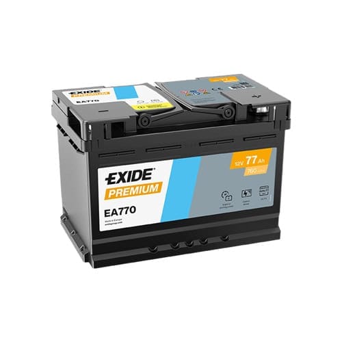 AKUMULATOR EXIDE EA770   77 AH   R+