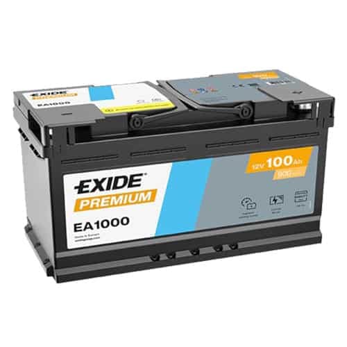 AKUMULATOR  EXIDE EA1000   100 AH   R+