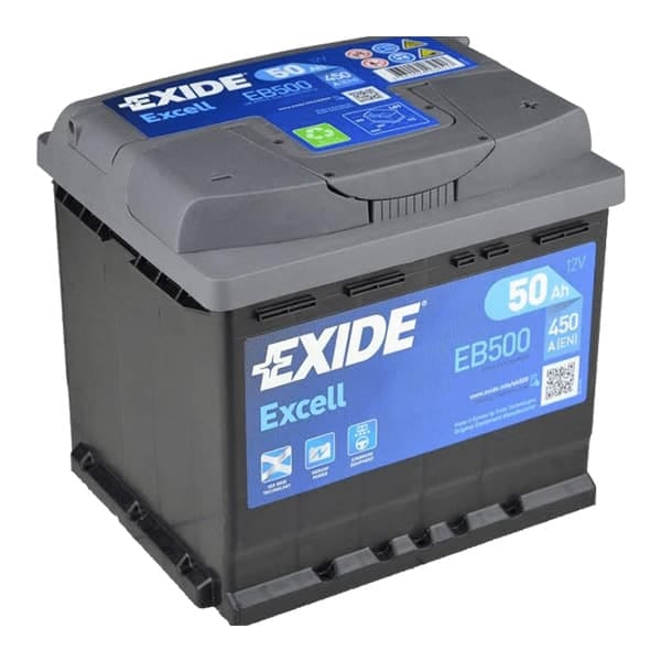 AKUMILATOR  EXIDE EB500  50 AH  R+