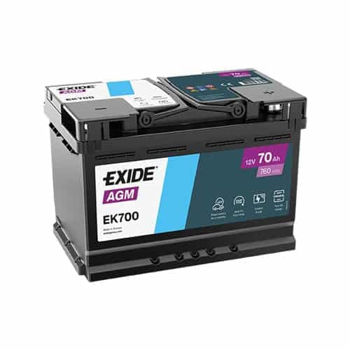 АКУМУЛАТОР ЕЏИДЕ ЕК700 70ах АГМ - 095072