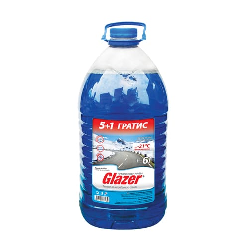 Зимска течност за стакла Glazer 5+1Л. -21°C 99179