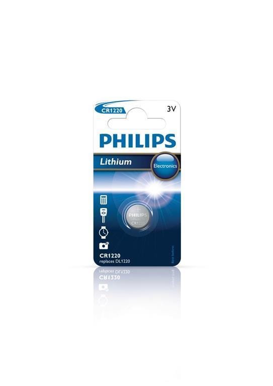 PHILIPS BATERIJA CR1220 MINI LITIUM 1 812988