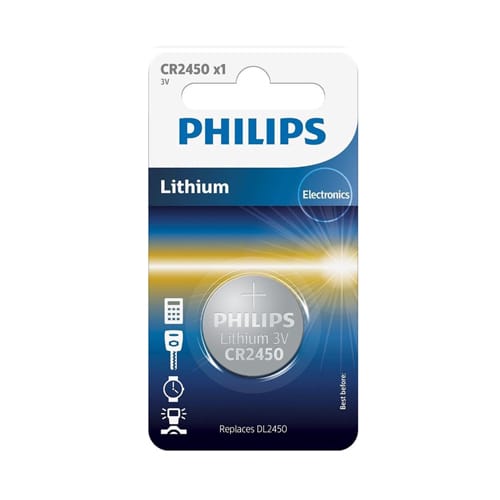PHILIPS BATERIJA CR2450 MINI LITIUM 1 106239