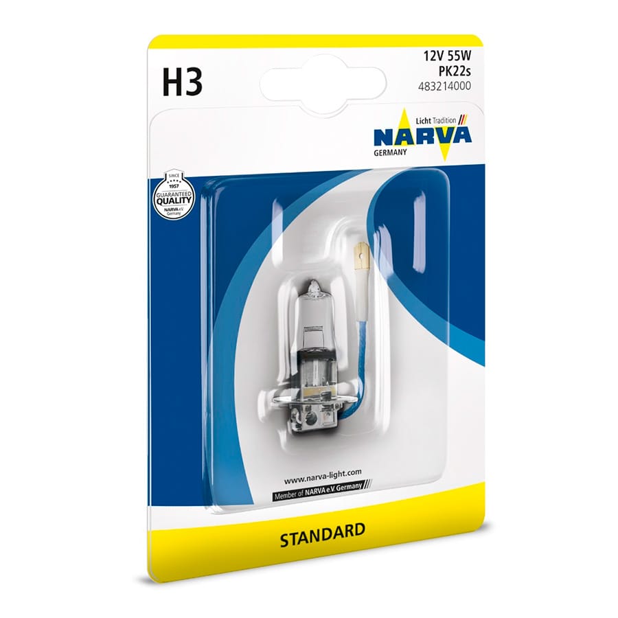 Сијалица Narva H3 55W 12V blister 483218