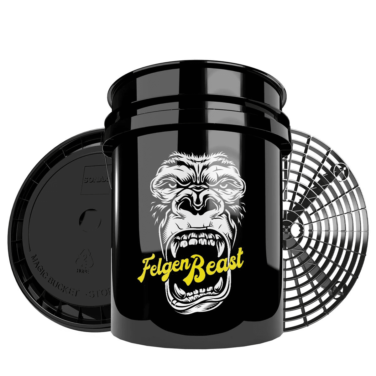 SONAKS транспарентна кофа FELGEN BEAST,црна 496298