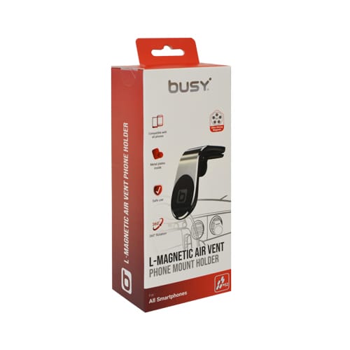 Метален магнетен држач Л сребрен 506871