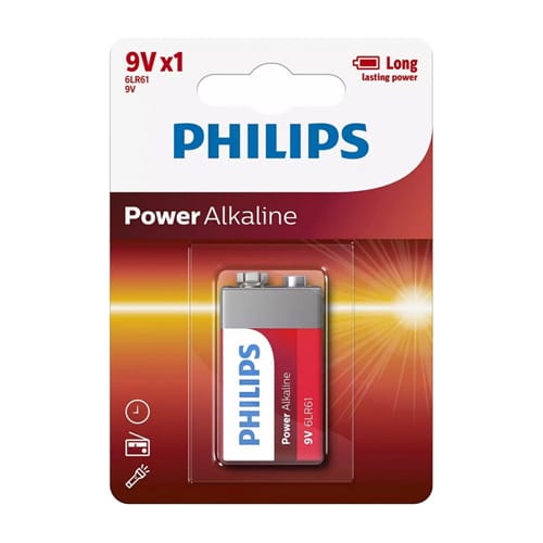 PHILIPS BATERIJA 6LR61 POWER ALKALNA 1 550042