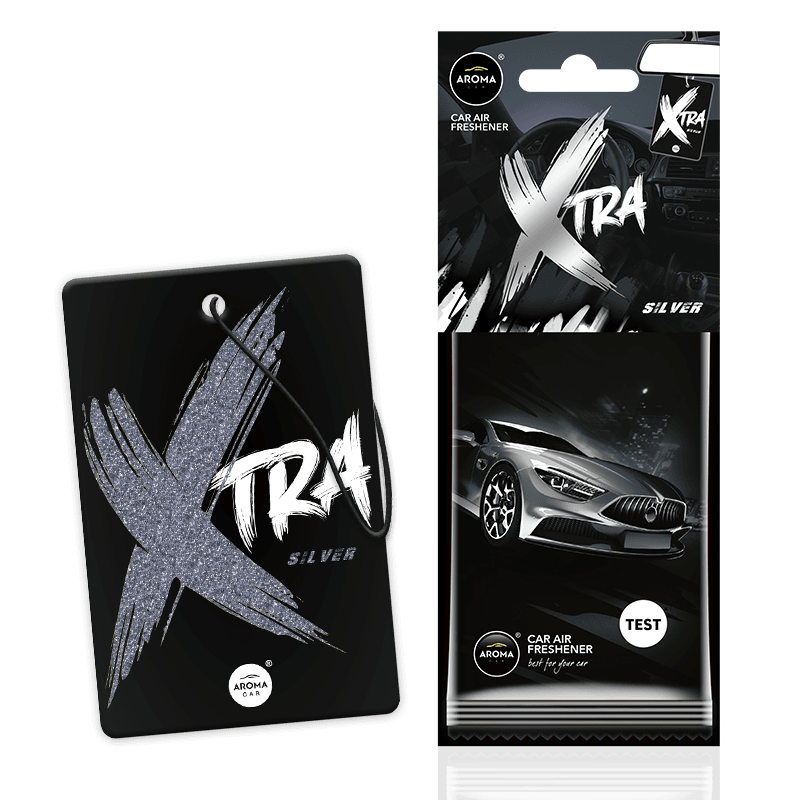 Освежувач Aroma XTRA silver 877030