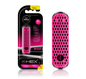 Освежувач АРОМА ПОЛИМЕР HEX bubble gum 877046