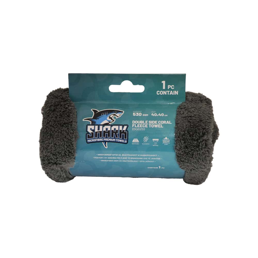 004350 Shark Double Side Coral Fleece 40×40см – 530 GSM.