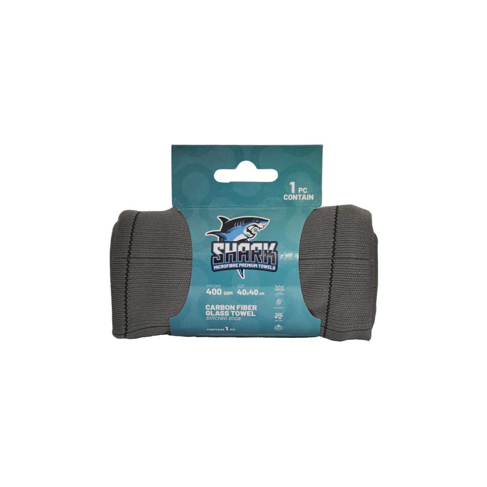 004351 Shark микрофибер крпа за стакла 40x40 400GSM
