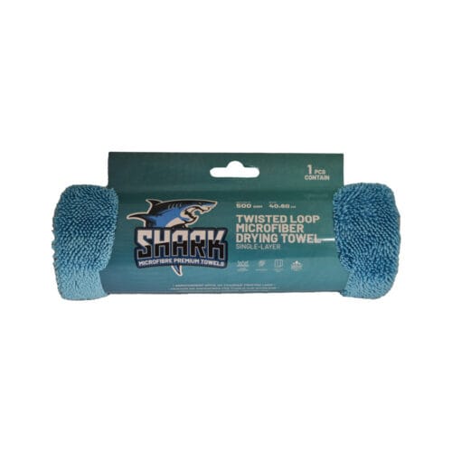 Shark Twisted Loop микрофибер крпа за сушење 40×60см – 500 GSM