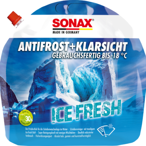 SONAX AntiFrost & IceFresh -18 е зимска течност за стакло - 133409