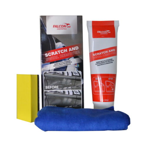 Falcon Полир Паста за Гребаници - Сет со Сунѓер и Крпа (100ml) - 97042